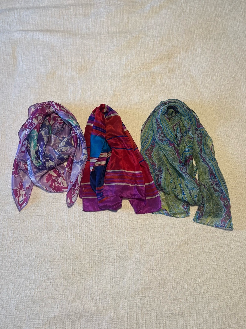 3 Vibrant Scarves